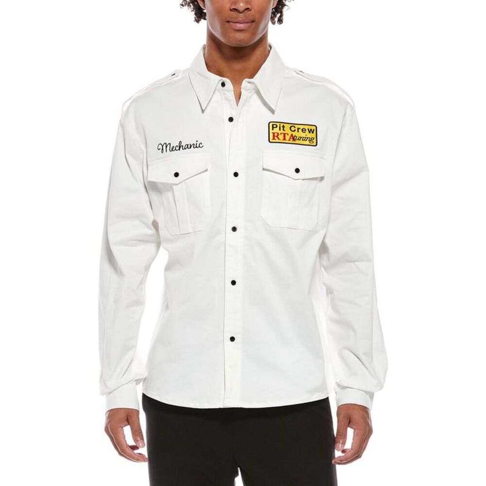 Rta Mens  Lionel Shirt, White